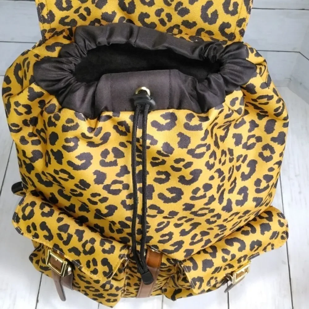 Cargo Cheetah Print Backpack Bag Purse